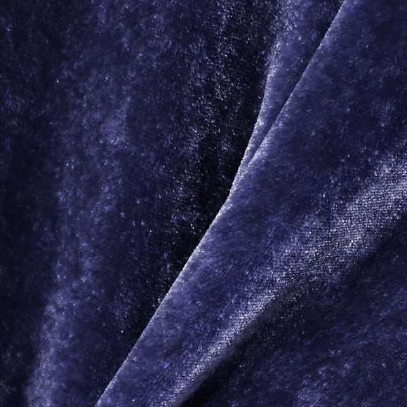 Reformation Blue Velvet Boheme Mini Wrap Dress XS - Picture 7 of 12